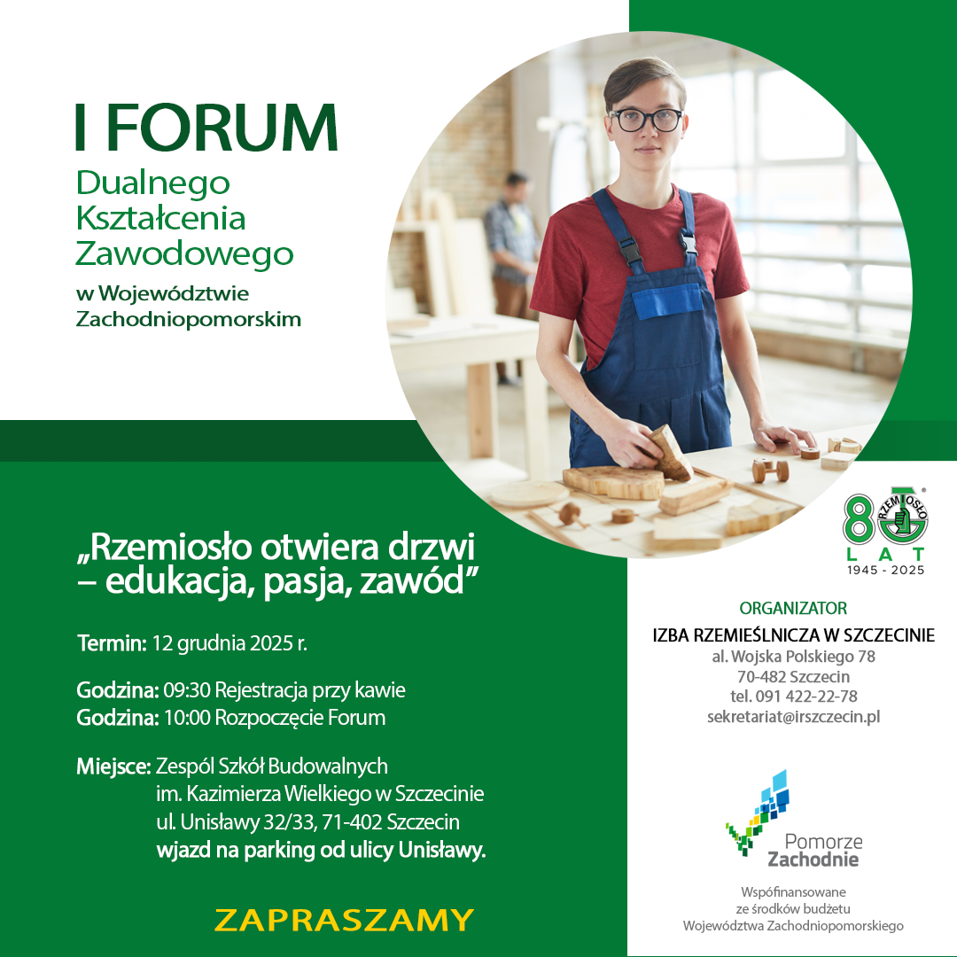 1st Forum of Dual Vocational Education in the West Pomeranian Voivodeship